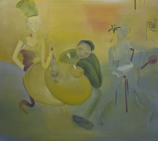 allegory  of everyday oil on board 160 x 170cm
