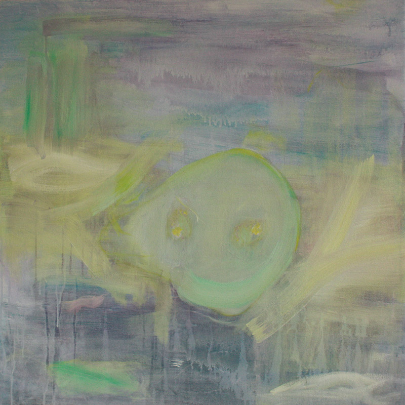 sea scream oil and acrylic on canvas 80 x 80 cm